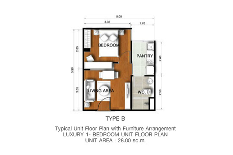 1 Bedroom ในโครงการ แบงค์คอกเฟลิซ สุขุมวิท 69, ภาพที่ 4