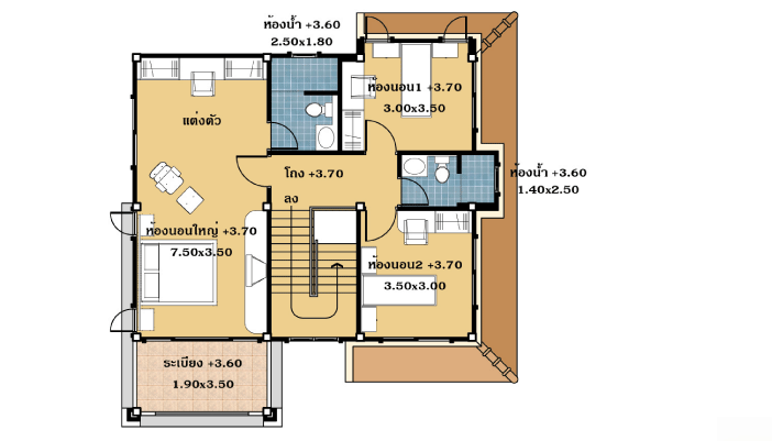 บุษบาฮาวาย ในโครงการ บ้านสริตาพาร์ค, ภาพที่ 4