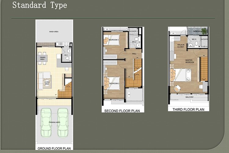 ทาวน์โฮมสามชั้น ในโครงการ โคซี่ @ ลาดพร้าว 41 แยก 6-7 (เฟส 5), ภาพที่ 4