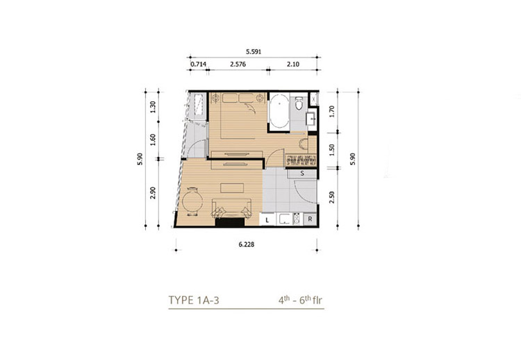 1 Bedroom ในโครงการ ดี 25 ทองหล่อ, ภาพที่ 4