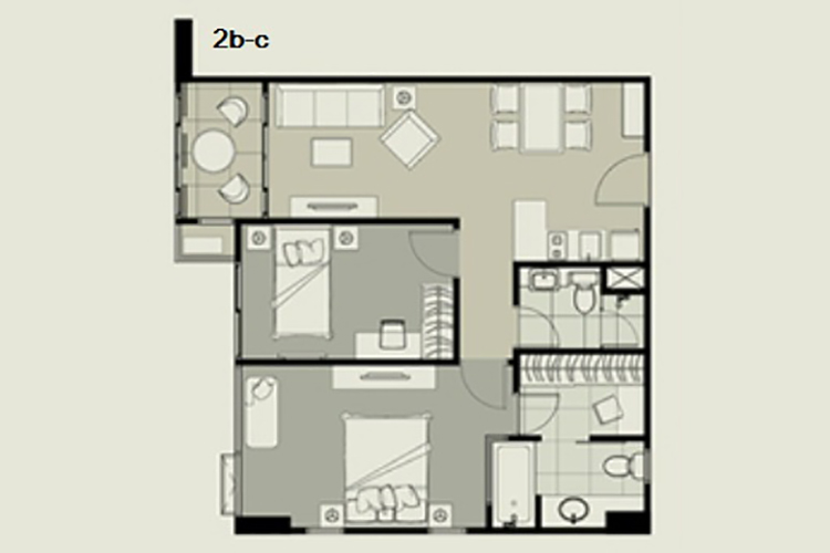 2 Bedroom ในโครงการ ไอดีโอ รัชดา-ห้วยขวาง, ภาพที่ 4