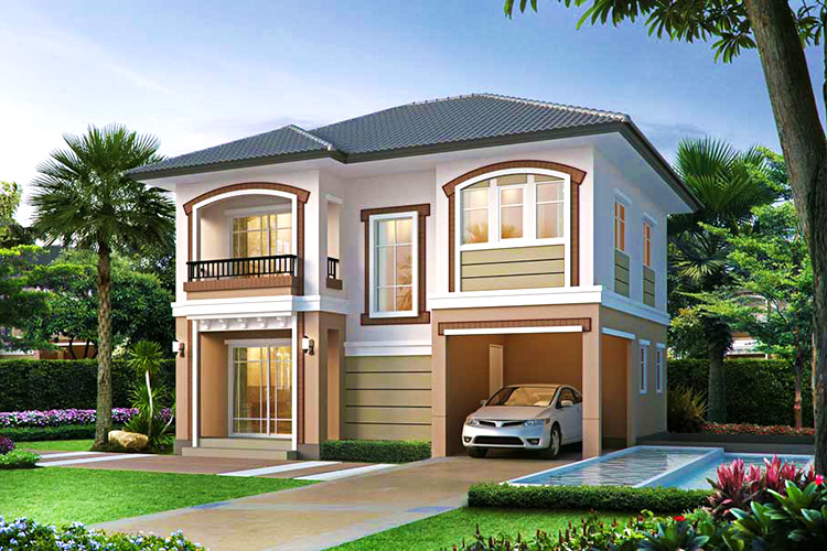 บ้านเดี่ยวสองชั้น ในโครงการ ภัสสร 28 กิ่งแก้ว-หนามแดง, ภาพที่ 4