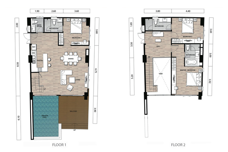 Penthouse ในโครงการ คาซาลูน่า พาราดิโซ, ภาพที่ 4