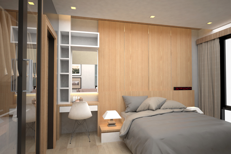 1 Bedroom Type B ในโครงการ เดอะ รอยัล ฮิลล์ สามมุข คอนโดมิเนียม, ภาพที่ 4