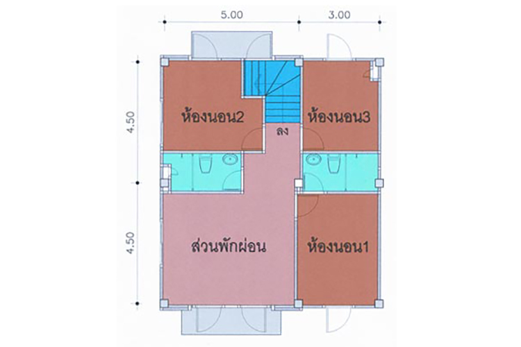 โฮมออฟฟิศสามชั้น ในโครงการ บ้านร็อคการ์เด้น บายพาสภูเก็ต เฟส 3,4, ภาพที่ 4