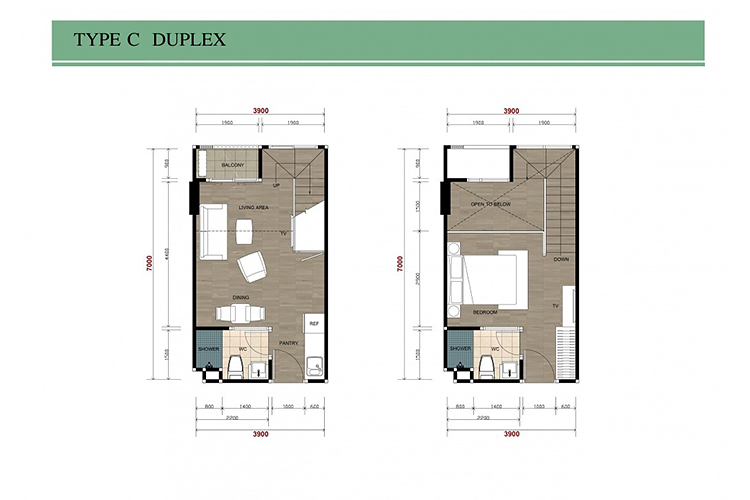 Duplex ในโครงการ เมษา คอนโดแอนด์โฮเทล, ภาพที่ 4