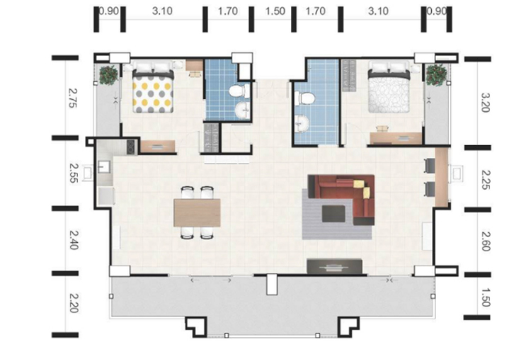 2 Bedroom ในโครงการ มาย สไตล์ หัวหิน 102, ภาพที่ 4