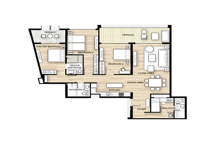 Penthouse ในโครงการ บ้านนับคลื่น, ภาพที่ 4