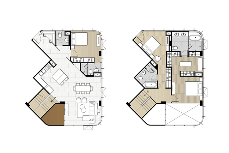 3 Bedroom Duplex  ในโครงการ แอชตัน เรสซิเด้นซ์ 41, ภาพที่ 4