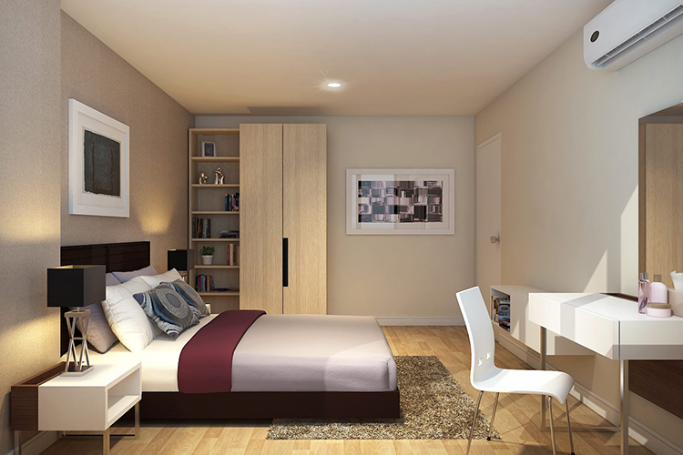 1 Bedroom Type B ในโครงการ พาร์ค คอนโด ดรีม พิษณุโลก, ภาพที่ 4