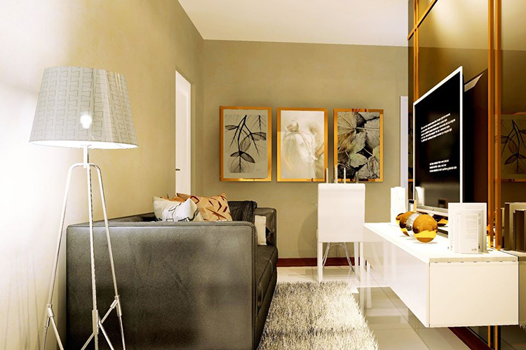 2 Bedroom ในโครงการ ซินเนีย คอนโด, ภาพที่ 4