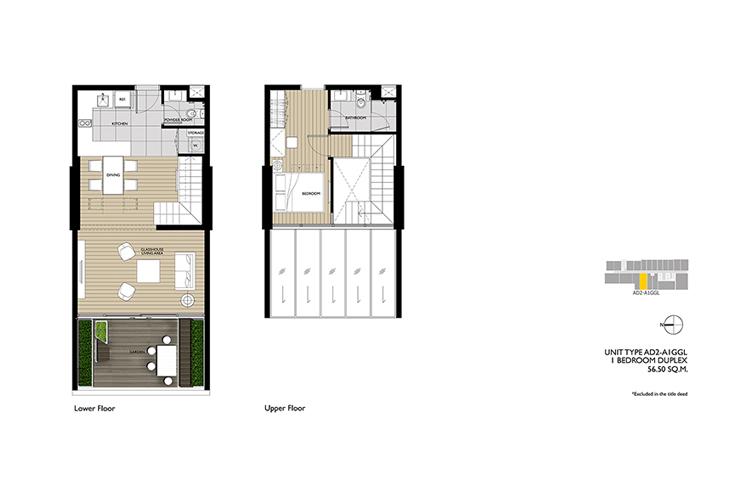 1 Bedroom Duplex ในโครงการ เอ็ม จตุจักร, ภาพที่ 4