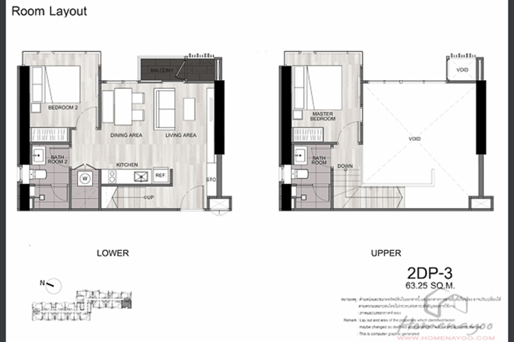 2 Bedrooms Duplex ในโครงการ เดอะ ไลน์ สุขุมวิท 101, ภาพที่ 4