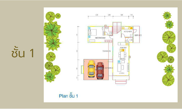 แบบบ้านโมเดิร์น 2 ชั้น