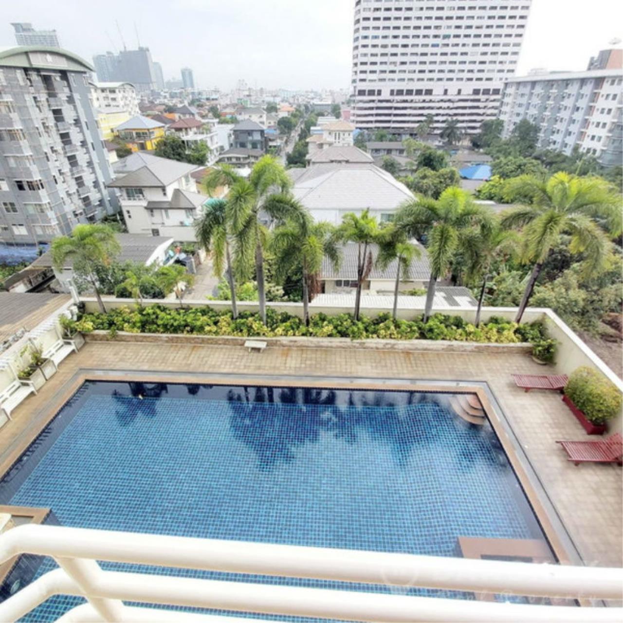 City Living Ratchada | Bright Pool View Studio near MRT, ภาพที่ 4