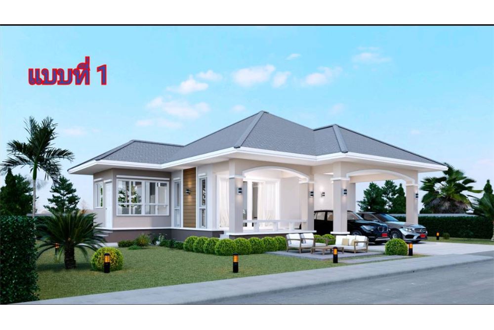 บ้านใหม่โครงการบ้านรุ่งฤดี   บ้านเมืองงิม ตริมกก อเมืองเชียงราย  #ขายที่ดิน 200 ตรวา พร้อมสร้างบ้านเดี่ยวชั้นเดียว   #บ้