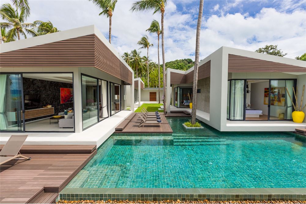 5-bedroom beach-front luxury villa situated on Koh Samuis north-west coastline Bang Por Beach Koh Samui And its modern e