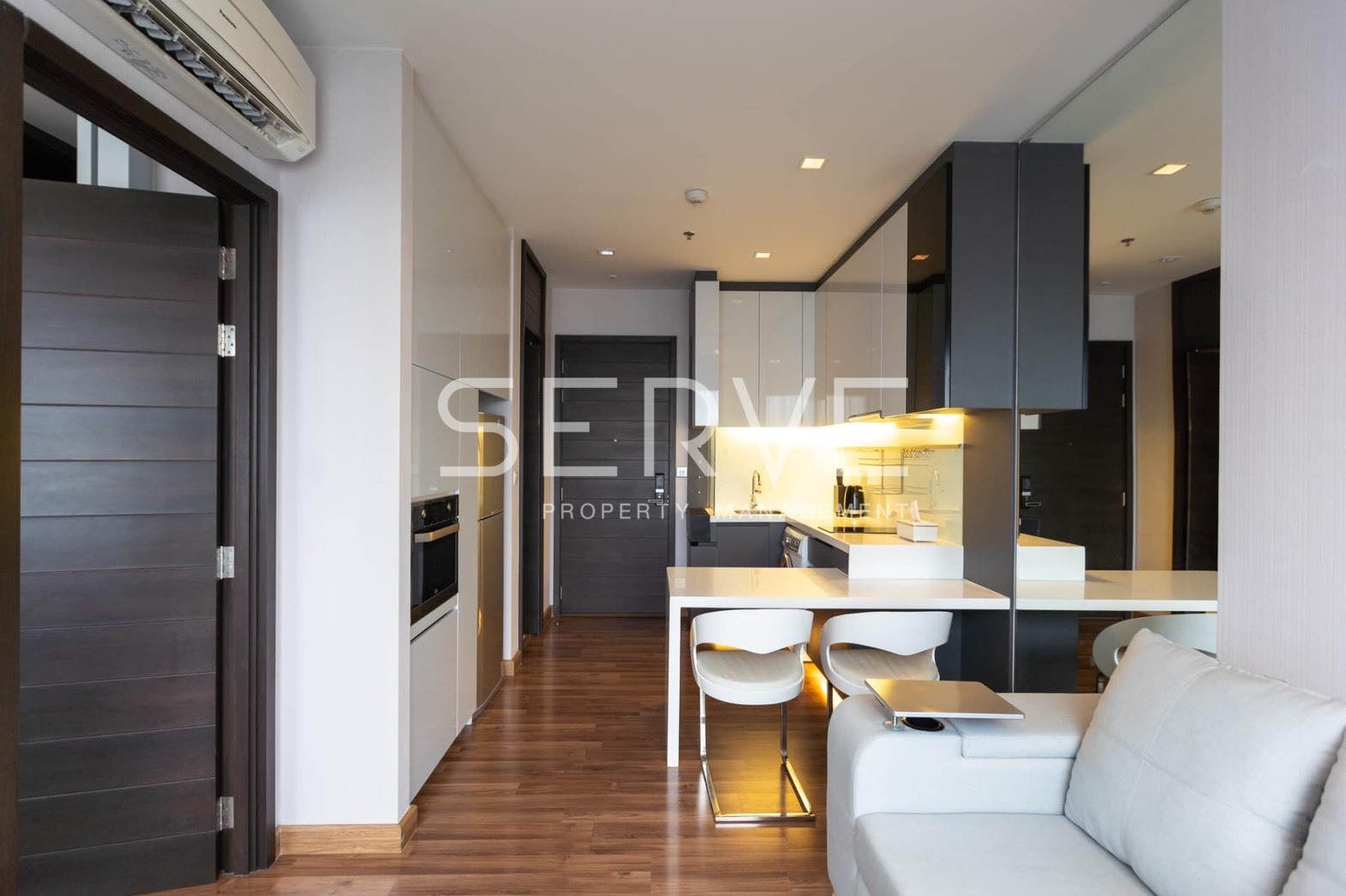 1 Bd, Unit on High Fl. with Nice & Bright Style for Sale in Ratchada-IVY Ampio (ไอวี่ แอมพิโอ), ภาพที่ 4