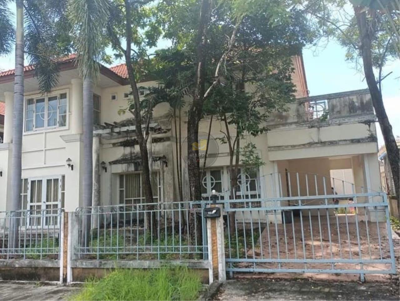 H968HH-House for sale 2 storey Wichitra Thani Bangna-Trad Km 36 shady private Convenient transportation near the express
