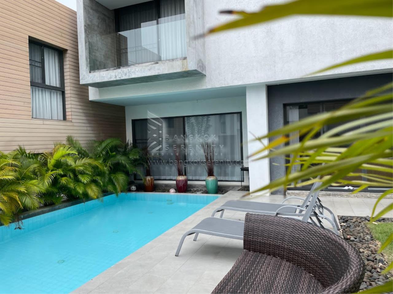House for rent with private pool in Bangna Near Bangkok Patana School
