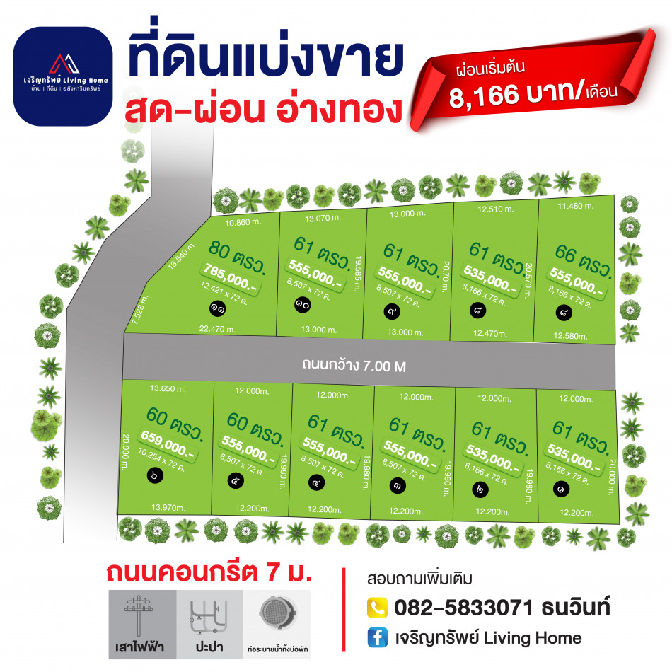 UP3 โครงการเจริญทรัพย์ Living Home ที่ดินแบ่งขาย สด-ผ่อน, ภาพที่ 4