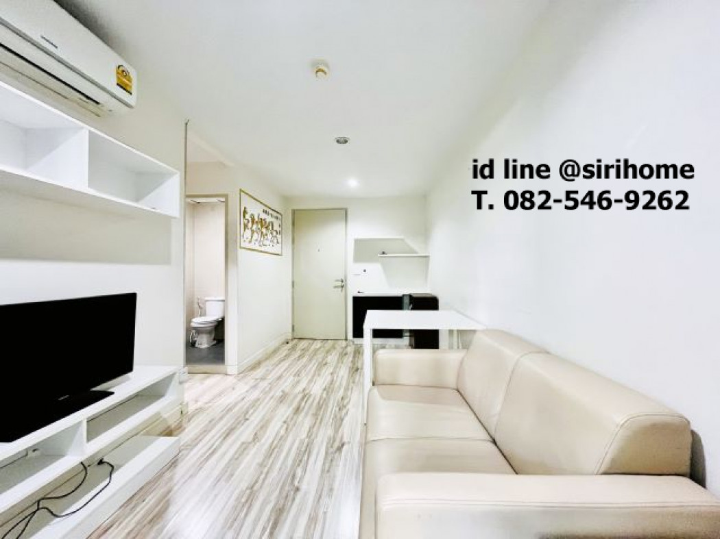 ให้เช่าคอนโดสัมมากร เอส9(Condo Sammakorn S9)ชั้น 1 ตึกD วิวสระว่ายน้ำ 1นอน 1น้ำ 34.25ตรม. ห้องพร้อมอยู่ นิติดูแลดี ปลอดภัย