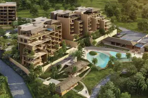 Sale condo Sunplay Bangsaray, Luxury Condominium Size 290.9 Sq.m. ,5 Floor, Panoramic view. 3 Beds 2 Baths Fully furnished.