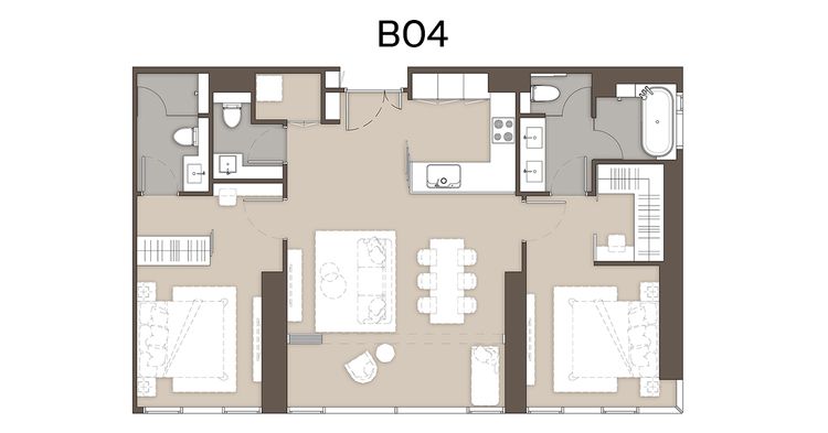 2 Bedroom ในโครงการ มัลเบอร์รี่ โกรฟ สุขุมวิท, ภาพที่ 4