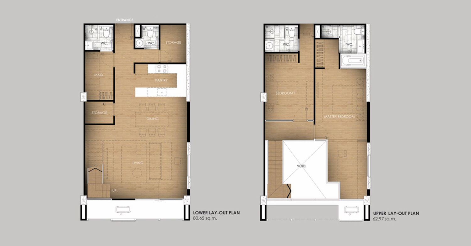 2 Bedroom Duplex ในโครงการ เอส 47 สุขุมวิท, ภาพที่ 4