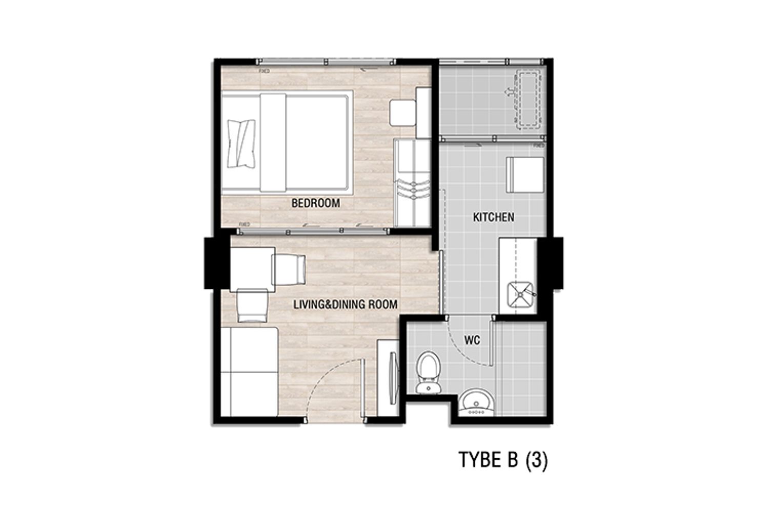 Type B ในโครงการ ดิ เอ็กเซล อุดมสุข, ภาพที่ 4