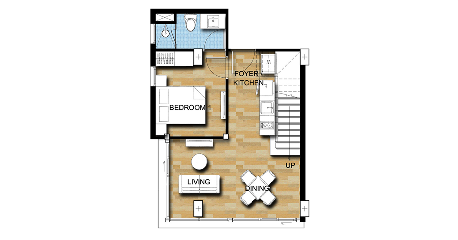 Duplex ในโครงการ เดอะ คีน คอนโดเทล, ภาพที่ 4