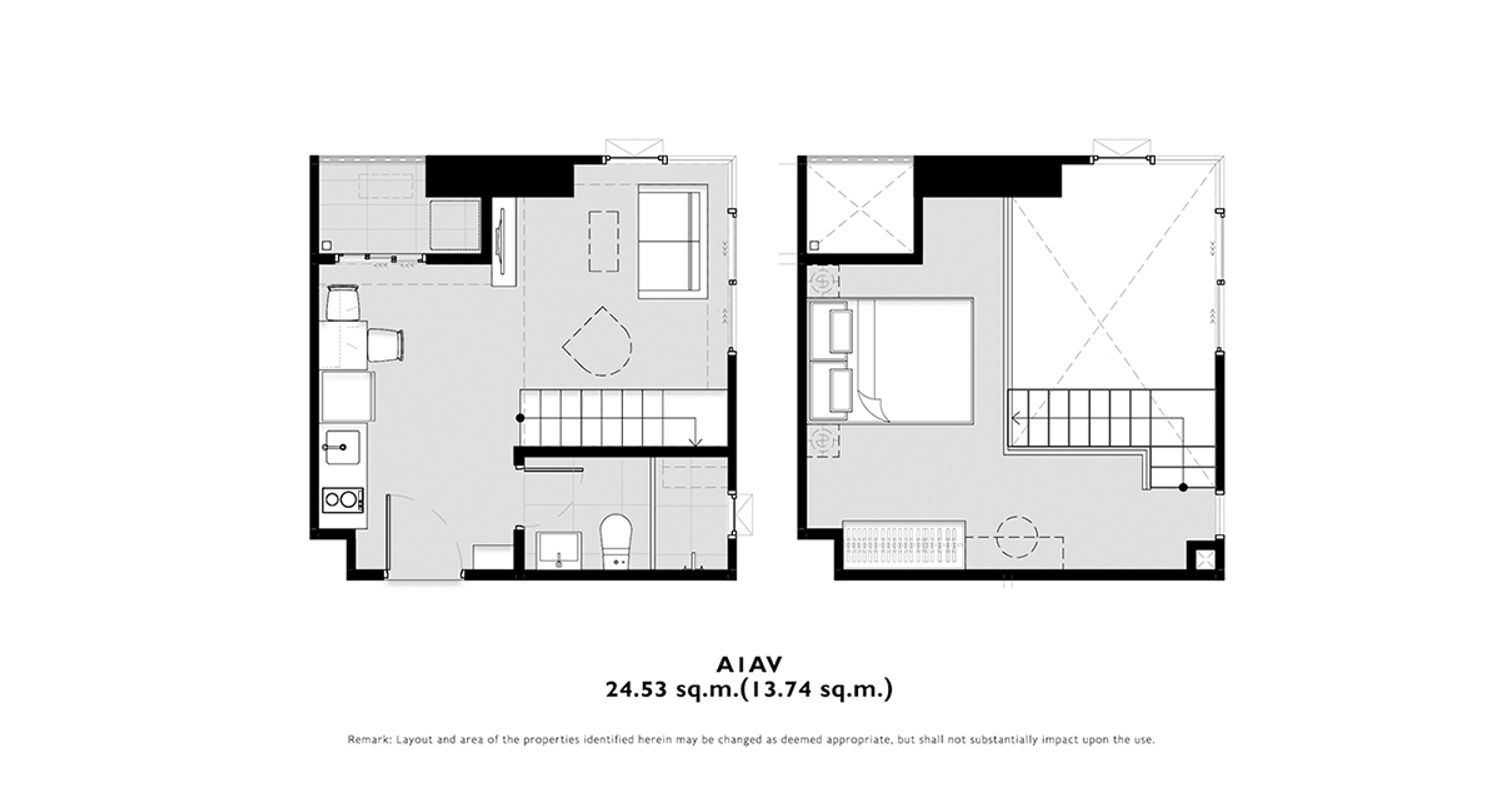 1 Bedroom Vertical Suite ในโครงการ โมดิซ คอลเลคชั่น บางโพ, ภาพที่ 4