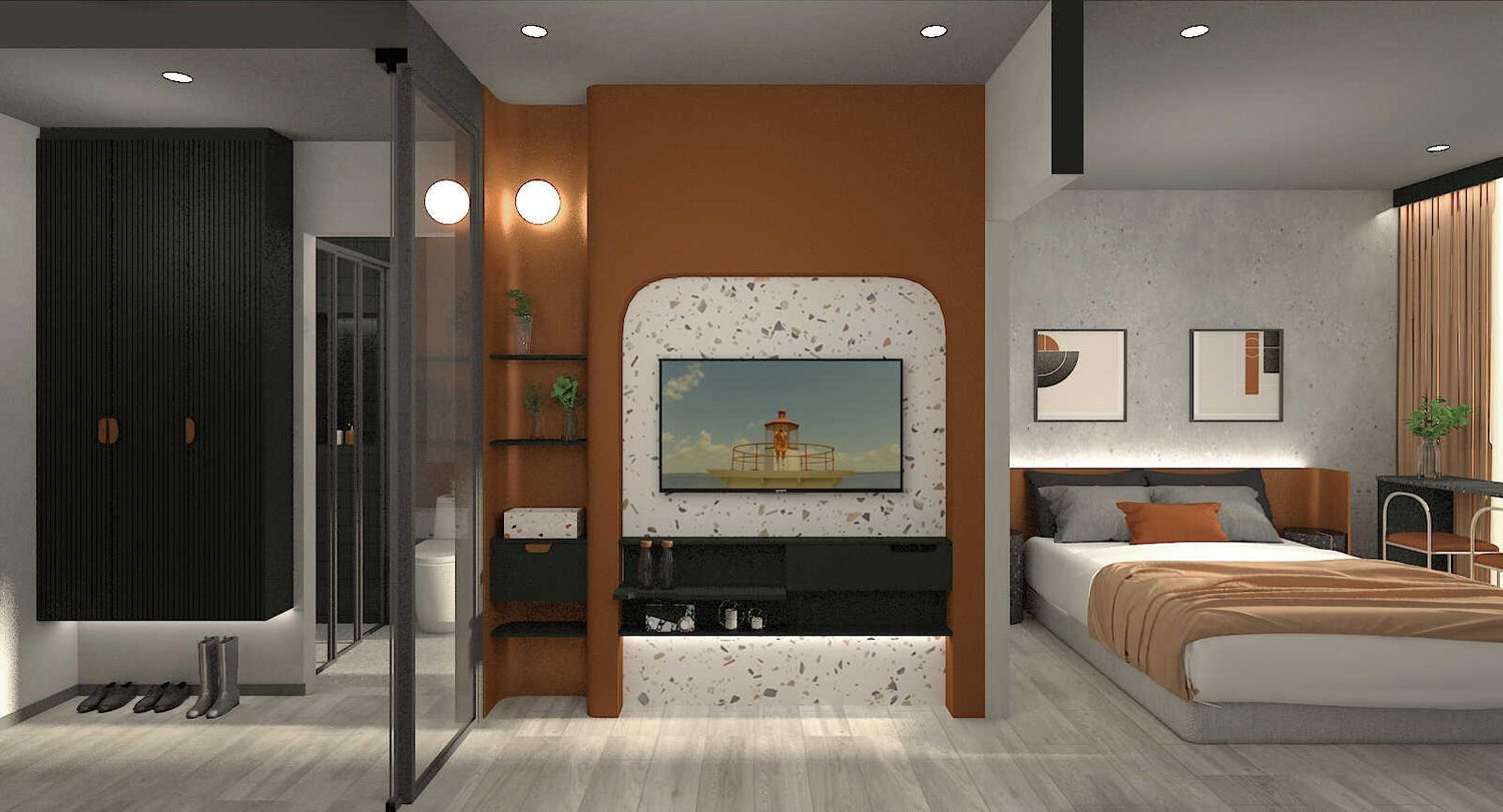 1 Bedroom Plus ในโครงการ กรู๊ฟ มิวส์ รัชดา 7, ภาพที่ 4