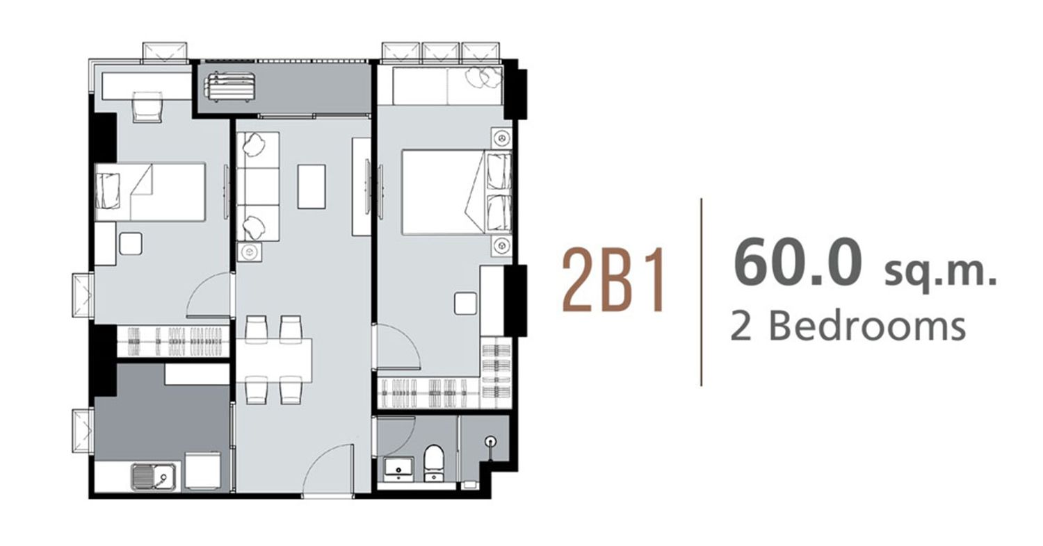 2 Bedroom ในโครงการ ศุภาลัย ลอฟท์ สถานีภาษีเจริญ, ภาพที่ 4