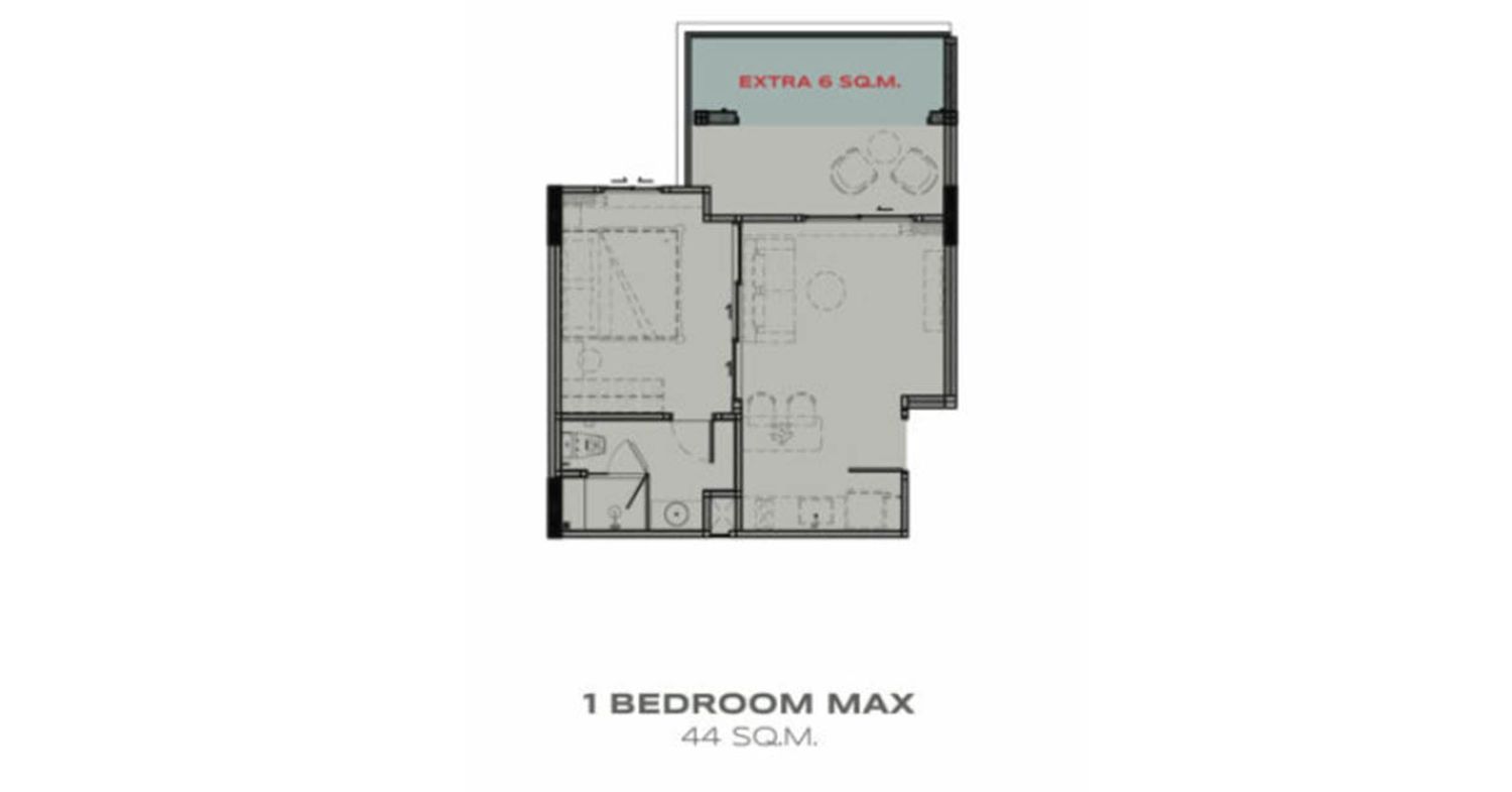 1 Bedroom Max ในโครงการ เดอะ ไทเทิล เลเจนดารี บางเทา, ภาพที่ 4