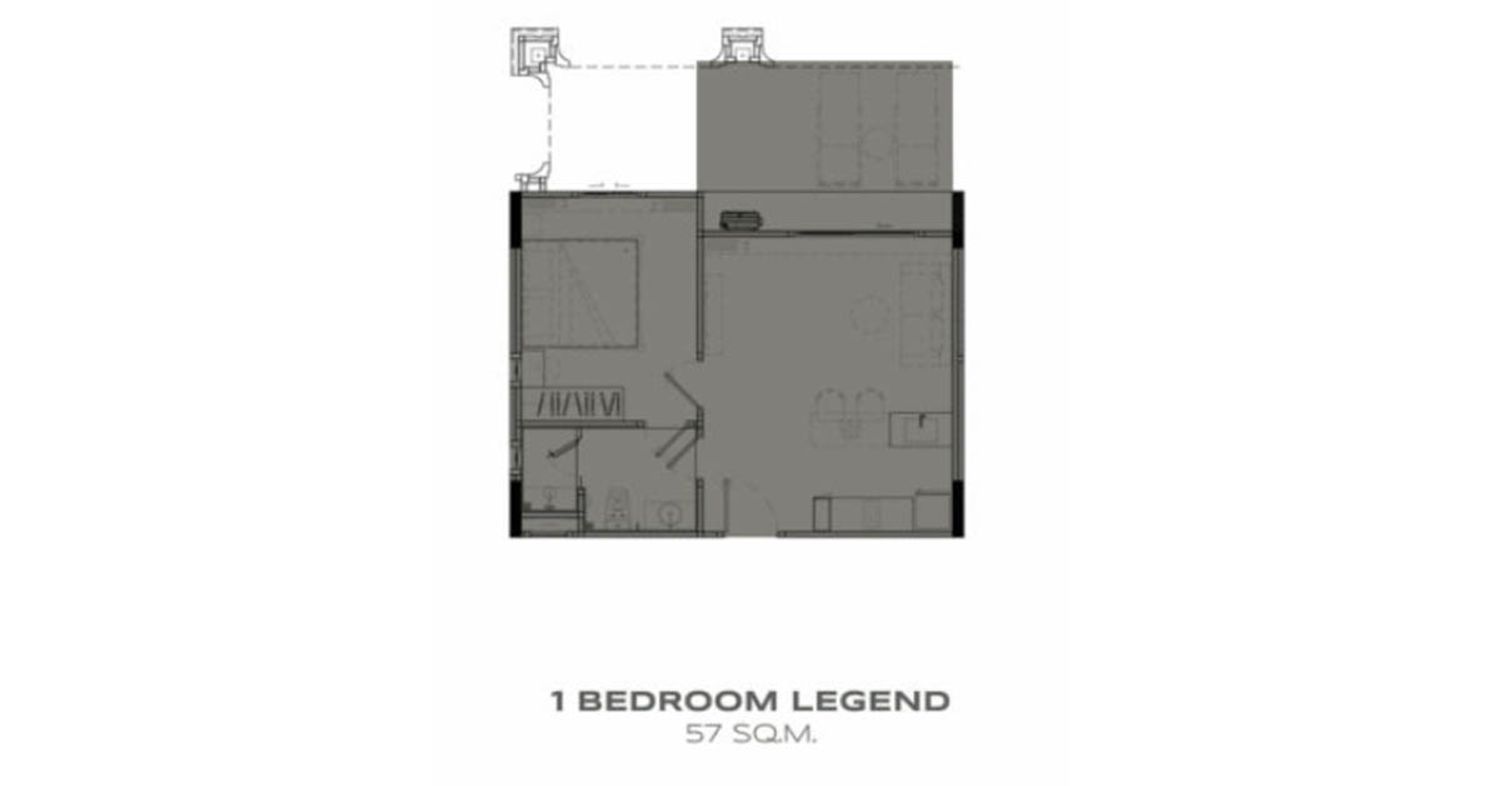 1 Bedroom Legend ในโครงการ เดอะ ไทเทิล เลเจนดารี บางเทา, ภาพที่ 4