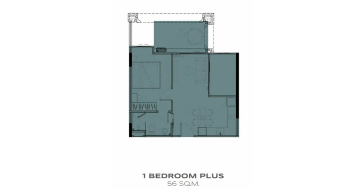 1 Bedroom Plus ในโครงการ เดอะ ไทเทิล เลเจนดารี บางเทา, ภาพที่ 4