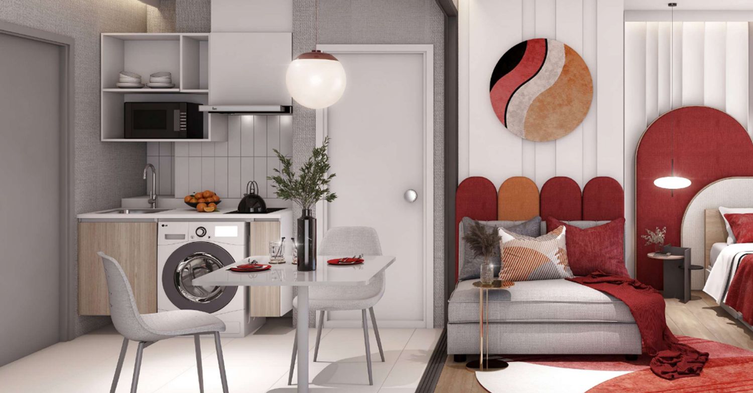 1 Bedroom ในโครงการ เอสเซ็นท์ เพชรบุรี, ภาพที่ 4