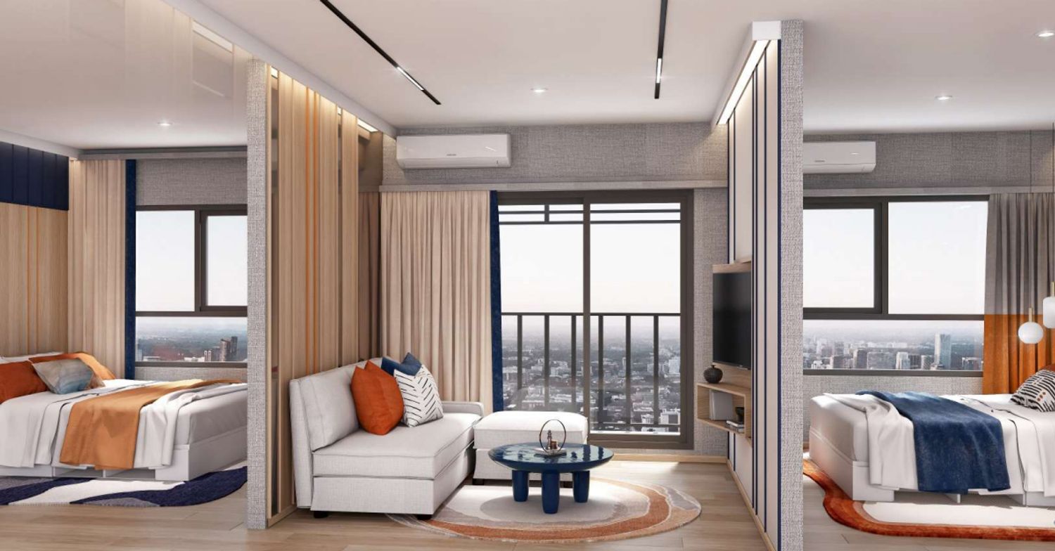 2 Bedroom ในโครงการ เอสเซ็นท์ เพชรบุรี, ภาพที่ 4