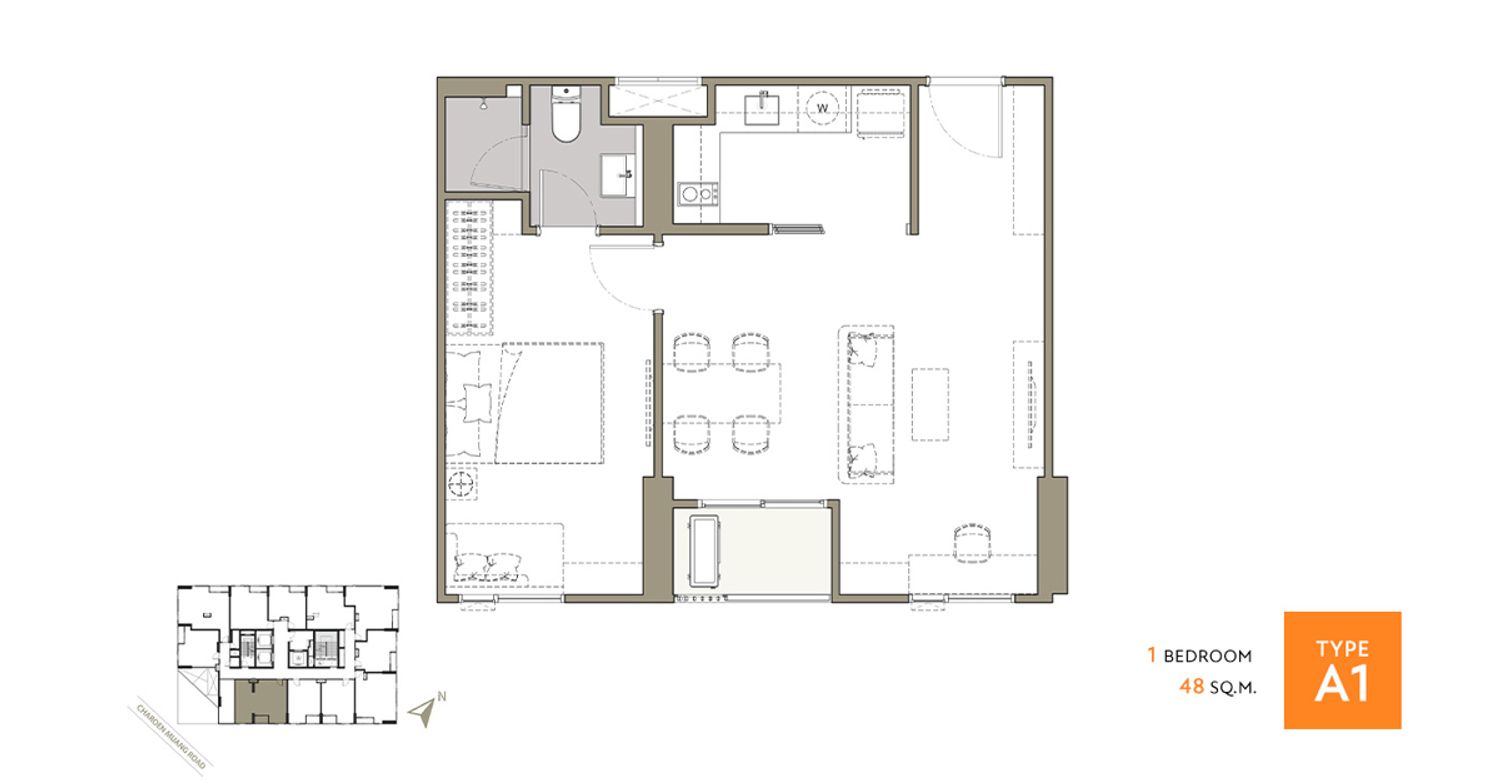 1 Bedroom ในโครงการ มารุ จุฬา, ภาพที่ 4